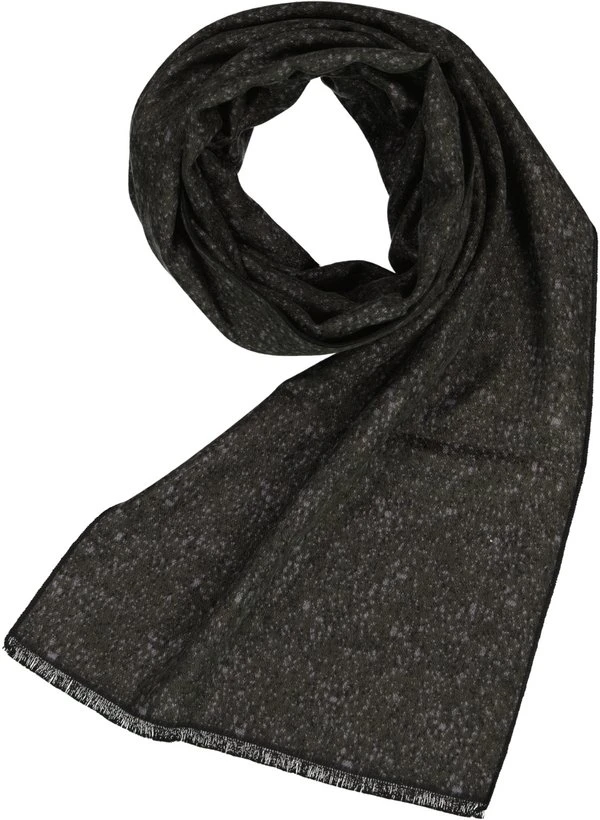 HECHTER PARIS, Schal, Viskose, Dunkelgrün Meliert 3 HECHTER PARIS, Schal, Viskose, Dunkelgrün Meliert