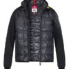 PARAJUMPERS, Daunenjacke, Mikrofaser, Schwarz
