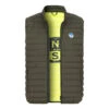 NORTH SAILS, Steppweste, Mikrofaser Winddicht, Dunkelgrün 1 NORTH SAILS, Steppweste, Mikrofaser Winddicht, Dunkelgrün -Herrenausstatter Geschaft 451337 norm