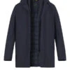 NORTH SAILS, Steppjacke, Mikrofaser Wasserresistent, Navy -Herrenausstatter Geschaft 451340 norm