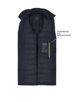 NORTH SAILS, Steppjacke, Mikrofaser Wasserresistent, Navy -Herrenausstatter Geschaft 451340 norm3