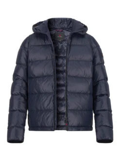 PEUTEREY, Daunenjacke Honova, Mikrofaser Wasserabweisend, Dunkelblau