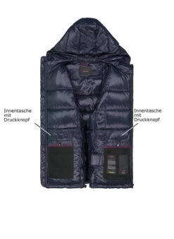 PEUTEREY, Daunenjacke Honova, Mikrofaser Wasserabweisend, Dunkelblau 7 PEUTEREY, Daunenjacke Honova, Mikrofaser Wasserabweisend, Dunkelblau -Herrenausstatter Geschaft 451401 norm3