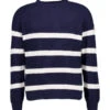 NORTH SAILS, Pullover, Baumwolle, Navy-weiß Gestreift