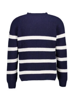 NORTH SAILS, Pullover, Baumwolle, Navy-weiß Gestreift -Herrenausstatter Geschaft 451406 norm2