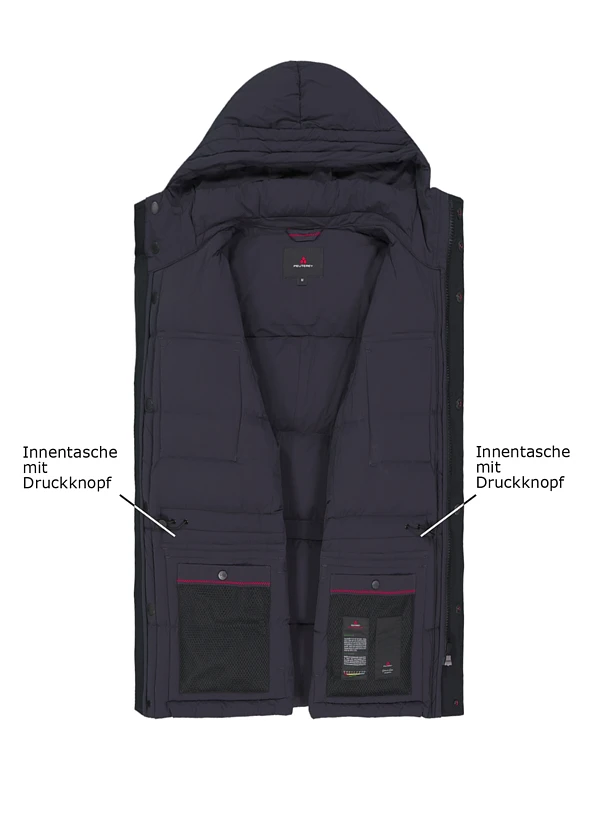 PEUTEREY, Daunenjacke Rory, Mikrofaser, Dunkelblau 5 PEUTEREY, Daunenjacke Rory, Mikrofaser, Dunkelblau – Bild 3