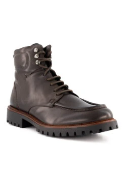 Prime Shoes, Schnürboots Kyoto, Leder, Dunkelbraun