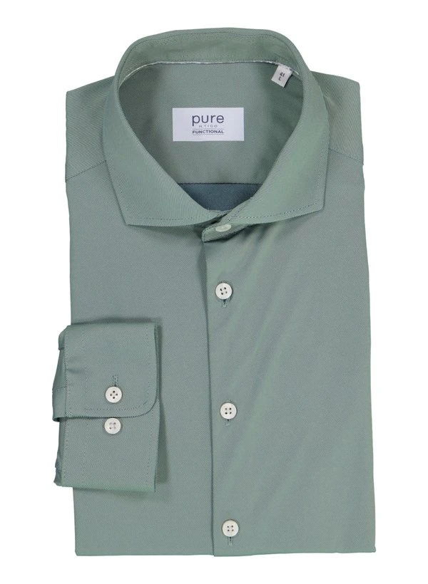 PURE, Hemd, Mikrofaser Geruchshemmend, Hellgrün 3 PURE, Hemd, Mikrofaser Geruchshemmend, Hellgrün