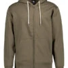 Quiksilver, Sweatjacke, Baumwolle, Oliv 2 Quiksilver, Sweatjacke, Baumwolle, Oliv -Herrenausstatter Geschaft 451480 norm
