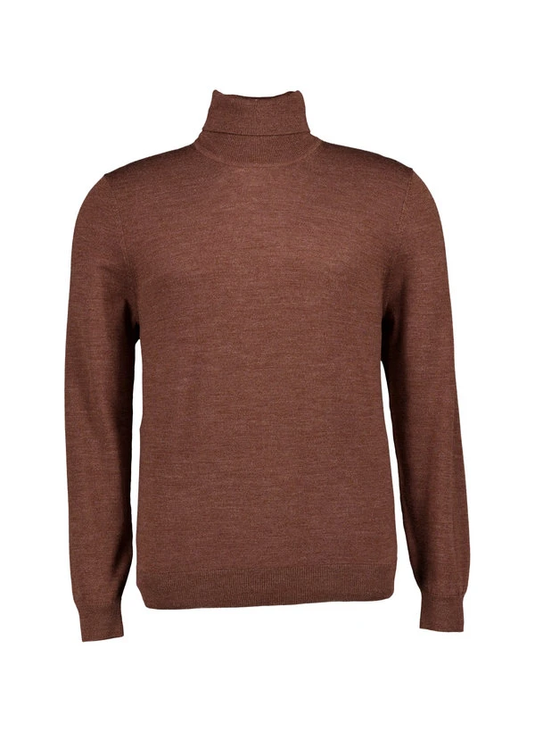 OLYMP, Rollkragenpullover, Merinowolle Extrafein, Braun Meliert 3 OLYMP, Rollkragenpullover, Merinowolle Extrafein, Braun Meliert