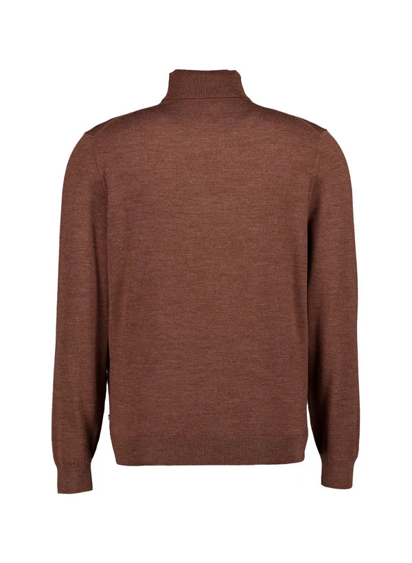 OLYMP, Rollkragenpullover, Merinowolle Extrafein, Braun Meliert 5 OLYMP, Rollkragenpullover, Merinowolle Extrafein, Braun Meliert – Bild 3