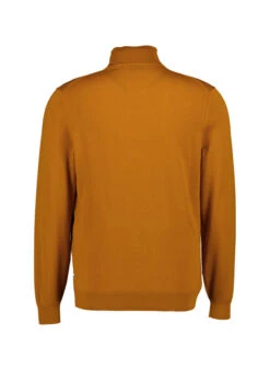 OLYMP, Rollkragenpullover, Merinowolle Extrafein, Messing 7 OLYMP, Rollkragenpullover, Merinowolle Extrafein, Messing -Herrenausstatter Geschaft 451603 norm2