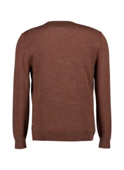 OLYMP, Pullover, Merinowolle Extrafein, Braun Meliert 7 OLYMP, Pullover, Merinowolle Extrafein, Braun Meliert -Herrenausstatter Geschaft 451607 norm2