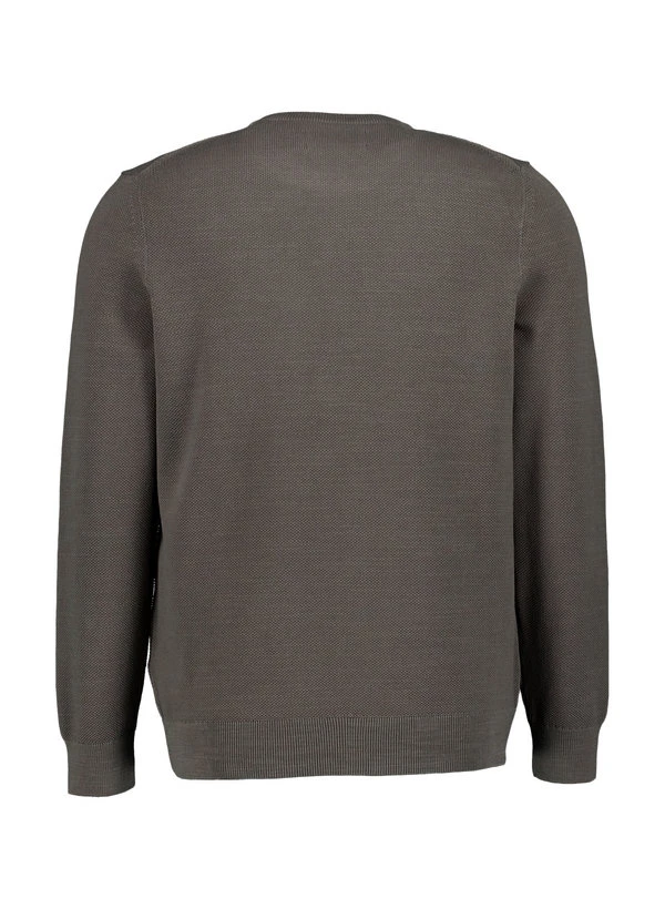 Marc O'Polo, Pullover, Bio Baumwolle, Braungrün 5 Marc O'Polo, Pullover, Bio Baumwolle, Braungrün – Bild 3
