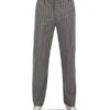 Alberto, Hose Luis, Wide Fit, Flanell, Grau Gestreift