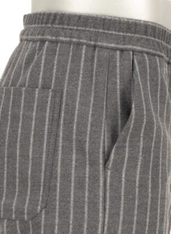 Alberto, Hose Luis, Wide Fit, Flanell, Grau Gestreift 12 Alberto, Hose Luis, Wide Fit, Flanell, Grau Gestreift -Herrenausstatter Geschaft 451623 norm5