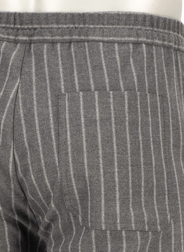 Alberto, Hose Luis, Wide Fit, Flanell, Grau Gestreift 8 Alberto, Hose Luis, Wide Fit, Flanell, Grau Gestreift – Bild 6