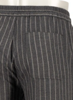 Alberto, Hose Luis, Wide Fit, Flanell, Dunkelgrau Gestreift -Herrenausstatter Geschaft 451624 norm6