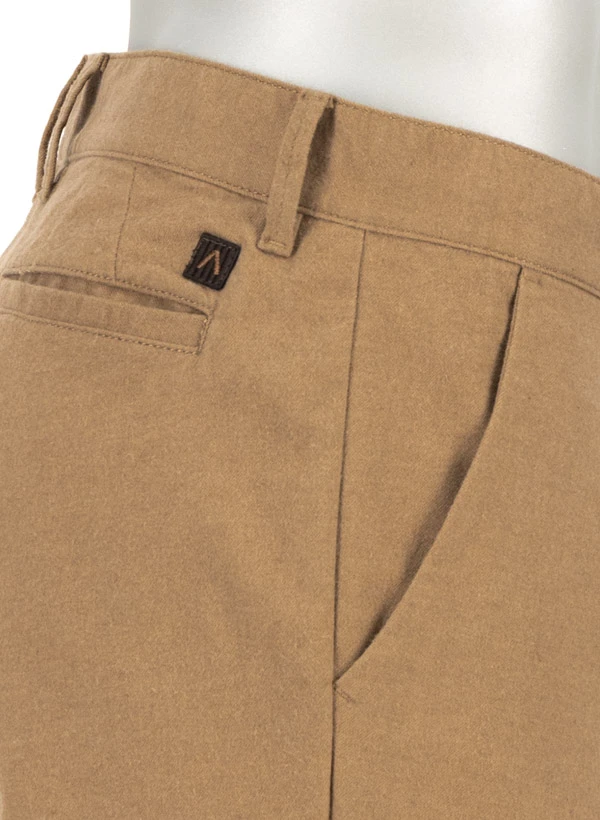 Alberto, Bundfaltenhose Lou, Regular Fit, Baumwoll-Flanell, Dunkelbeige 7 Alberto, Bundfaltenhose Lou, Regular Fit, Baumwoll-Flanell, Dunkelbeige – Bild 5