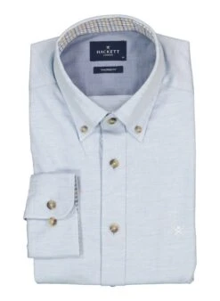 HACKETT, Hemd, Tailored Fit, Flanell, Himmelblau