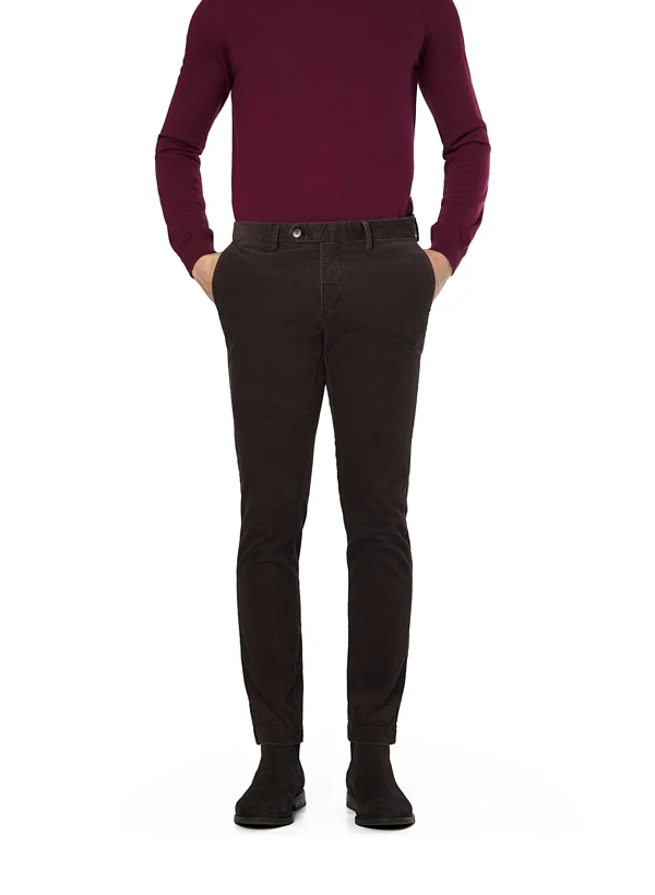 HACKETT, Hose Kensington, Slim Fit, Cord, Dunkelbraun 3 HACKETT, Hose Kensington, Slim Fit, Cord, Dunkelbraun