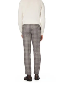 HACKETT, Hose, Schurwolle-Kaschmir, Braun-beige Kariert 8 HACKETT, Hose, Schurwolle-Kaschmir, Braun-beige Kariert -Herrenausstatter Geschaft 451684 norm2