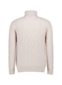 HACKETT, Rollkragenpullover, Merinowolle-Kaschmir, Off Whithe -Herrenausstatter Geschaft 451686 norm2