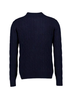 HACKETT, Pullover, Lammwolle, Midnightblue -Herrenausstatter Geschaft 451687 norm2
