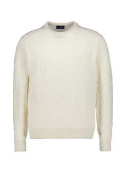 HACKETT, Pullover, Lammwolle, Off White