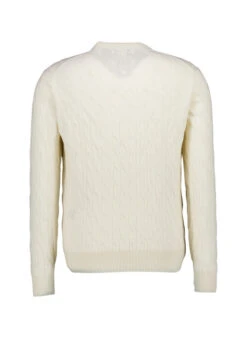 HACKETT, Pullover, Lammwolle, Off White -Herrenausstatter Geschaft 451690 norm2