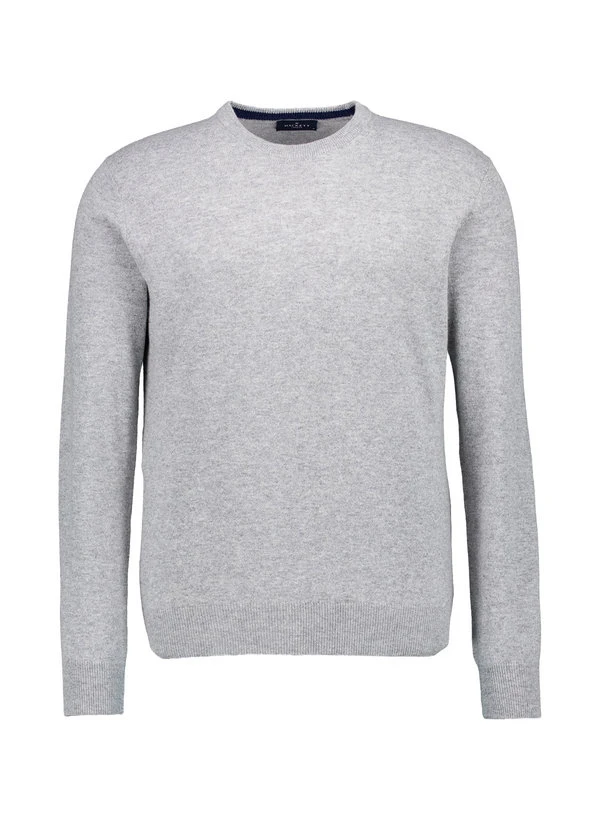 HACKETT, Pullover, Merinowolle-Kaschmir, Grau Meliert 3 HACKETT, Pullover, Merinowolle-Kaschmir, Grau Meliert