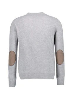 HACKETT, Pullover, Merinowolle-Kaschmir, Grau Meliert 7 HACKETT, Pullover, Merinowolle-Kaschmir, Grau Meliert -Herrenausstatter Geschaft 451700 norm2