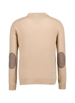 HACKETT, Pullover, Merinowolle-Kaschmir, Beige Meliert 7 HACKETT, Pullover, Merinowolle-Kaschmir, Beige Meliert -Herrenausstatter Geschaft 451702 norm2