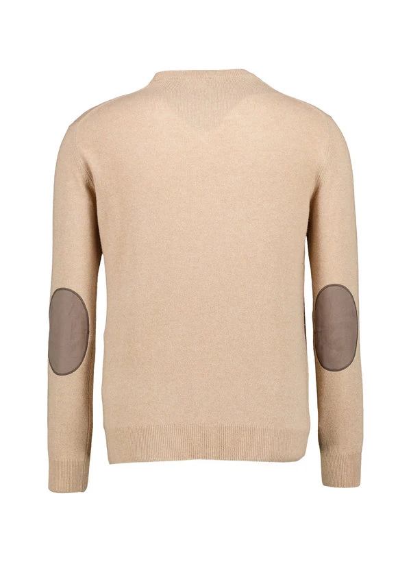 HACKETT, Pullover, Merinowolle-Kaschmir, Beige Meliert 5 HACKETT, Pullover, Merinowolle-Kaschmir, Beige Meliert – Bild 3