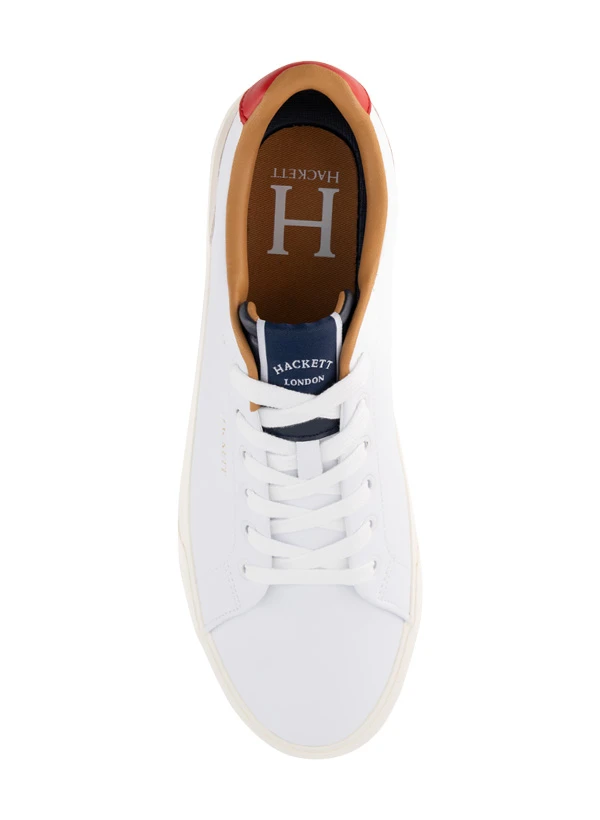 HACKETT, Sneaker Blake Dean, Leder, White 4 HACKETT, Sneaker Blake Dean, Leder, White – Bild 2