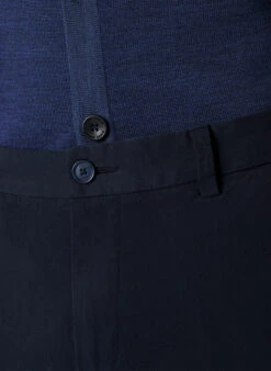 BOSS Black, Chino Kane, Regular Fit, Baumwolle, Dunkelblau 9 BOSS Black, Chino Kane, Regular Fit, Baumwolle, Dunkelblau -Herrenausstatter Geschaft 451760 norm3