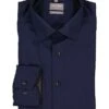 OLYMP, Hemd, Comfort Fit, Baumwolle, Tintenblau -Herrenausstatter Geschaft 451779 norm