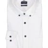 OLYMP, Hemd, Modern Fit, Baumwolle, Extra Langer Arm, Weiß -Herrenausstatter Geschaft 451799 norm