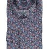 OLYMP, Hemd, Modern Fit, Baumwolle, Marine Floral 2 OLYMP, Hemd, Modern Fit, Baumwolle, Marine Floral -Herrenausstatter Geschaft 451804 norm