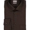 OLYMP, Hemd, Comfort Fit, Baumwolle, Braun
