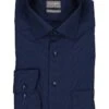 OLYMP, Hemd, Comfort Fit, Baumwolle, Marine -Herrenausstatter Geschaft 451824 norm