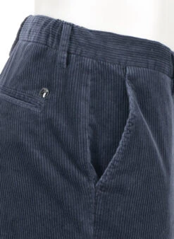 Alberto, Hose Jump, Slim Fit, Cord, Navy -Herrenausstatter Geschaft 451826 norm5