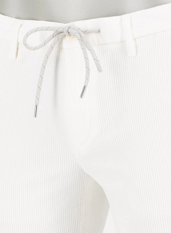 Alberto, Hose Jump, Slim Fit, Cord, Off White 6 Alberto, Hose Jump, Slim Fit, Cord, Off White – Bild 4