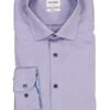 OLYMP, Hemd, Body Fit, Baumwoll-Stretch, Viola -Herrenausstatter Geschaft 451837 norm