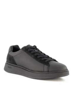 BOSS Black, Sneaker, Leder, Schwarz