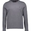 Marc O'Polo, Pullover, Bio Baumwolle-Kaschmir, Grau Melange 1 Marc O'Polo, Pullover, Bio Baumwolle-Kaschmir, Grau Melange -Herrenausstatter Geschaft 451881 norm