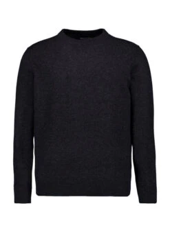 Marc O'Polo, Pullover, Schurwolle-Baumwolle, Dark Grey Melange