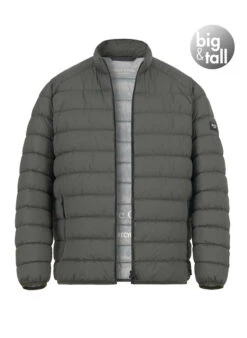 Marc O'Polo, Steppjacke, Big&Tall, Mikrofaser Wasserabweisend, Anthrazit