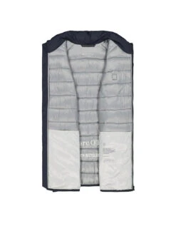 Marc O'Polo, Steppweste, Big&Tall, Mikrofaser, Navy -Herrenausstatter Geschaft 451944 norm3