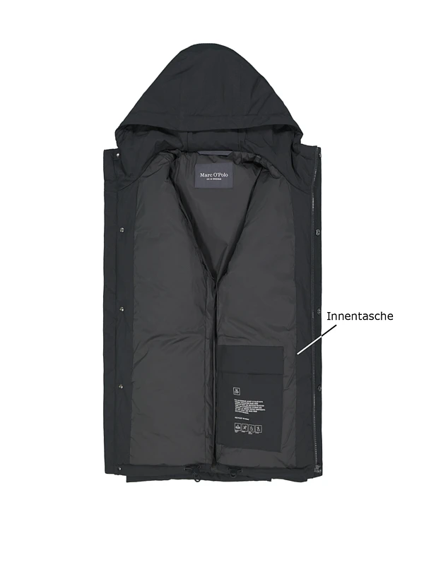 Marc O'Polo, Jacke, Mikrofaser Wasserabweisend, Schwarz 5 Marc O'Polo, Jacke, Mikrofaser Wasserabweisend, Schwarz – Bild 3
